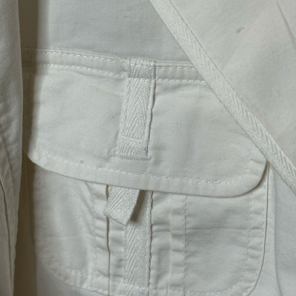 Chicos white button front Jacket. Size 2 - Picture 5 of 8